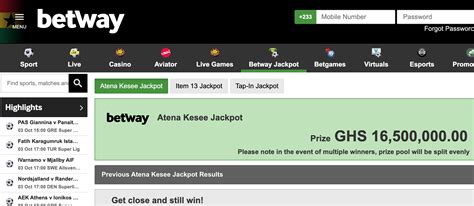 betway jackpots